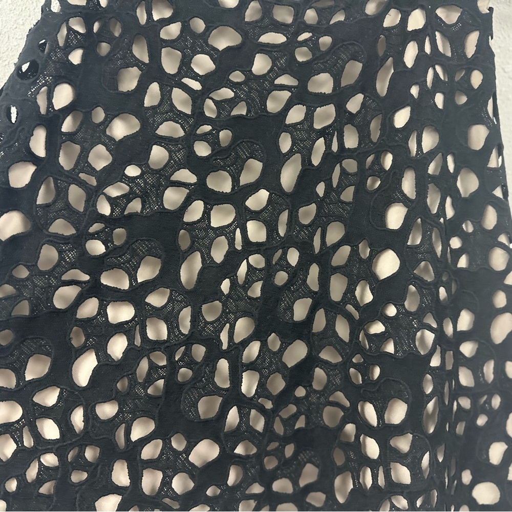 Elie Tahari Black and White A-Line Skirt - Picture 7 of 16